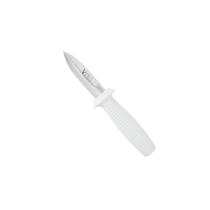 Victory Knives oyster knife 10cm double edge stainless steel white handle shucking knife New Zealand