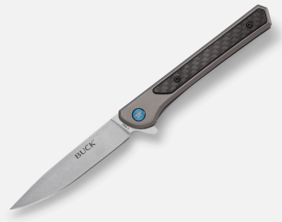 Buck Cavalier Grey 3 1/2" Drop Point Knife