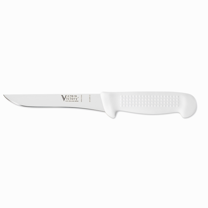 Victory Knives straight boning knife 15cm stainless steel white handle meat trimming knife New Zealand