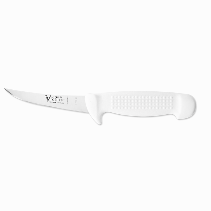 Victory Knives curved boning poultry knife 10cm stainless steel white handle small trimming knife New Zealand