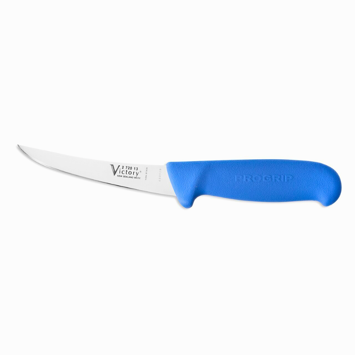 Victory Knives flexible boning knife 13cm stainless steel blue Progrip handle filleting knife New Zealand