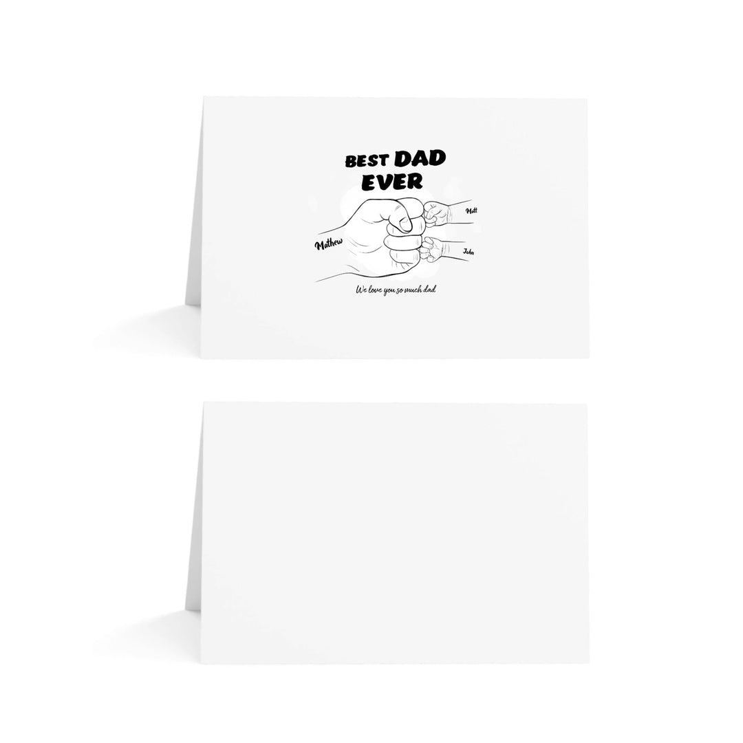 Personalised Greeting Cards (1 or 10-pcs)
