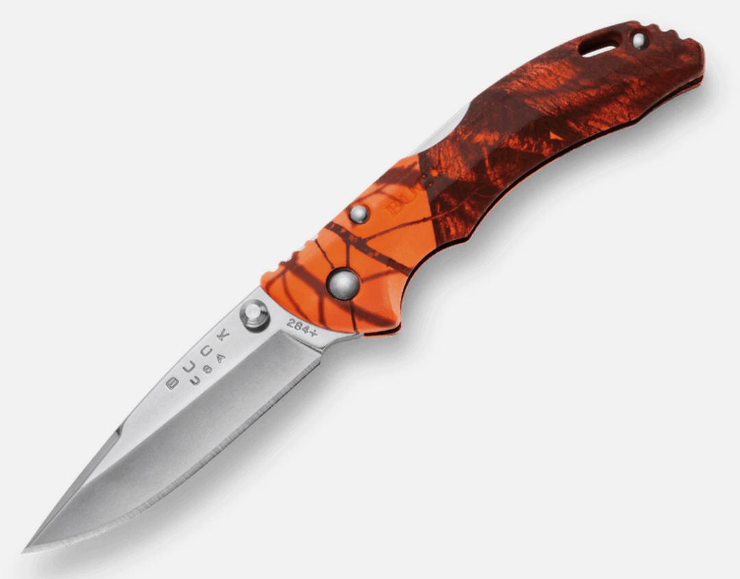 Buck Bantam BBW Orange Head Hunter 3 3/4" Compact Knife