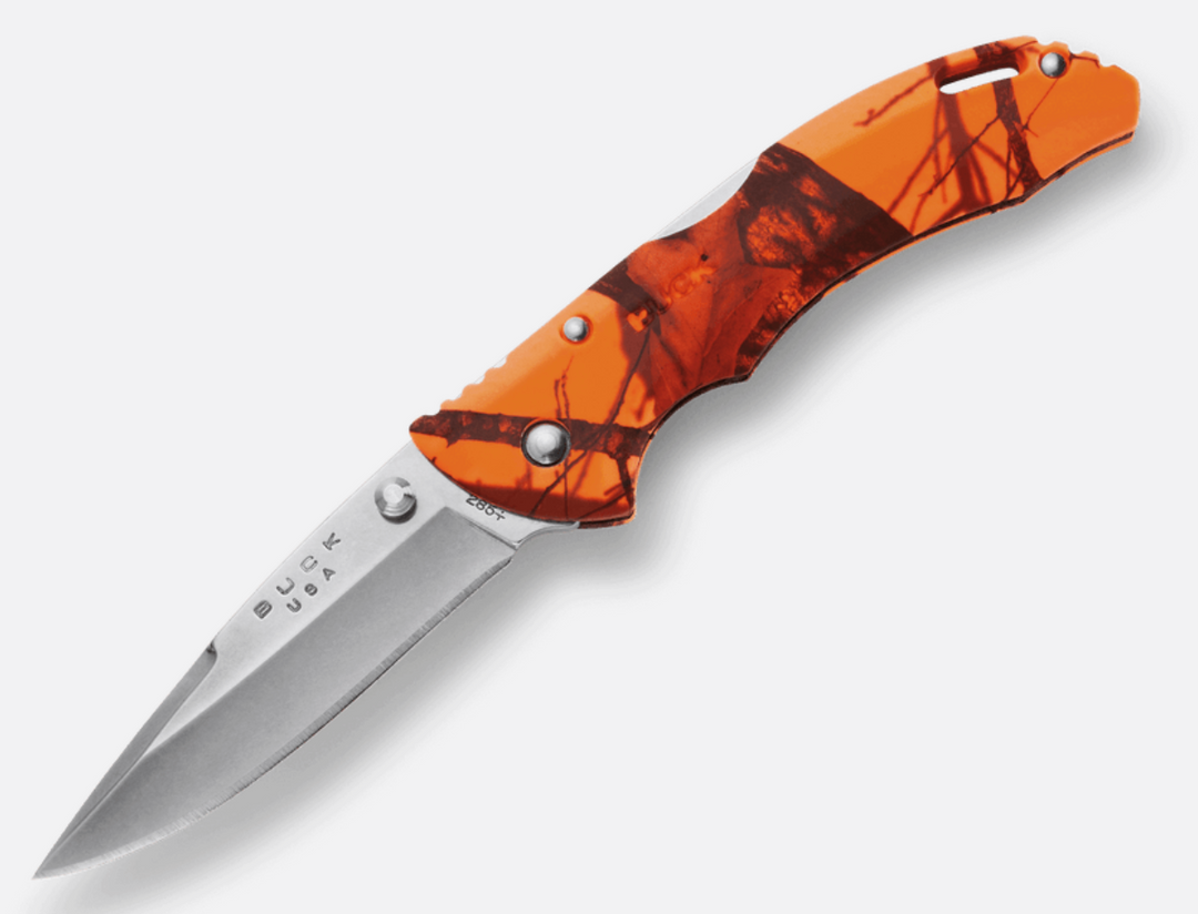 Buck Bantam Orange Head Hunter 4 3/8" BLW EDC Pocket Knife