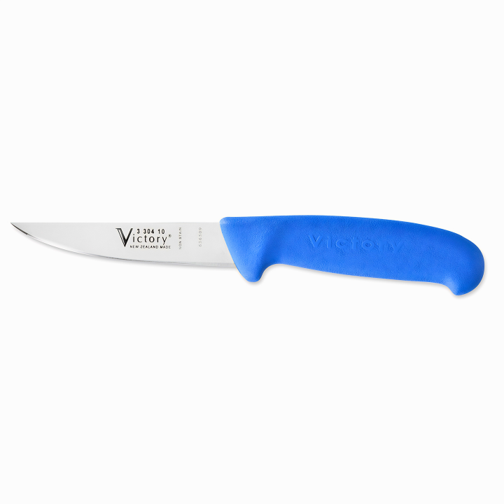 Victory Knives rabbiters steak paring knife 10cm stainless steel blue Progrip handle game dressing knife New Zealand