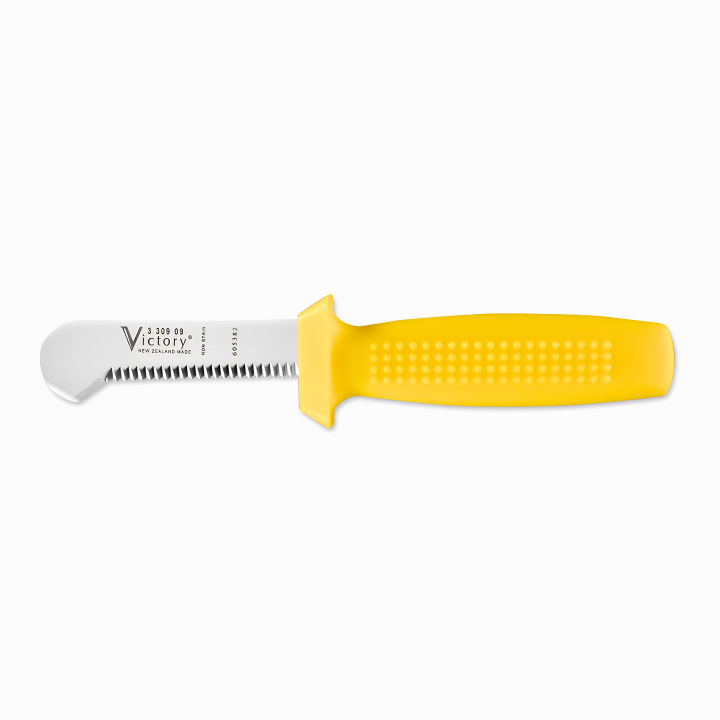 Victory Knives crew rescue knife 9cm stainless steel yellow handle marine emergency knife New Zealand