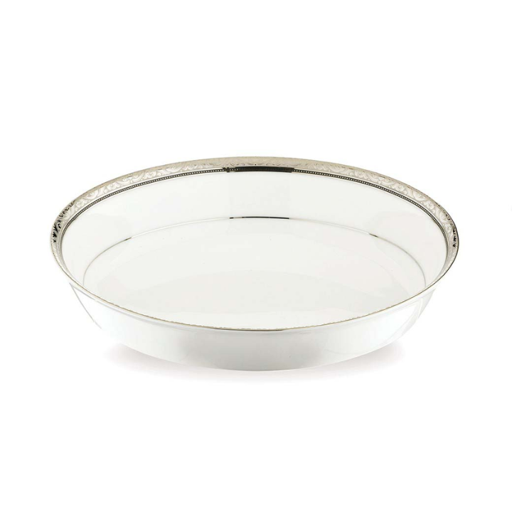 Noritake Regent Platinum-Oval Serving Bowl