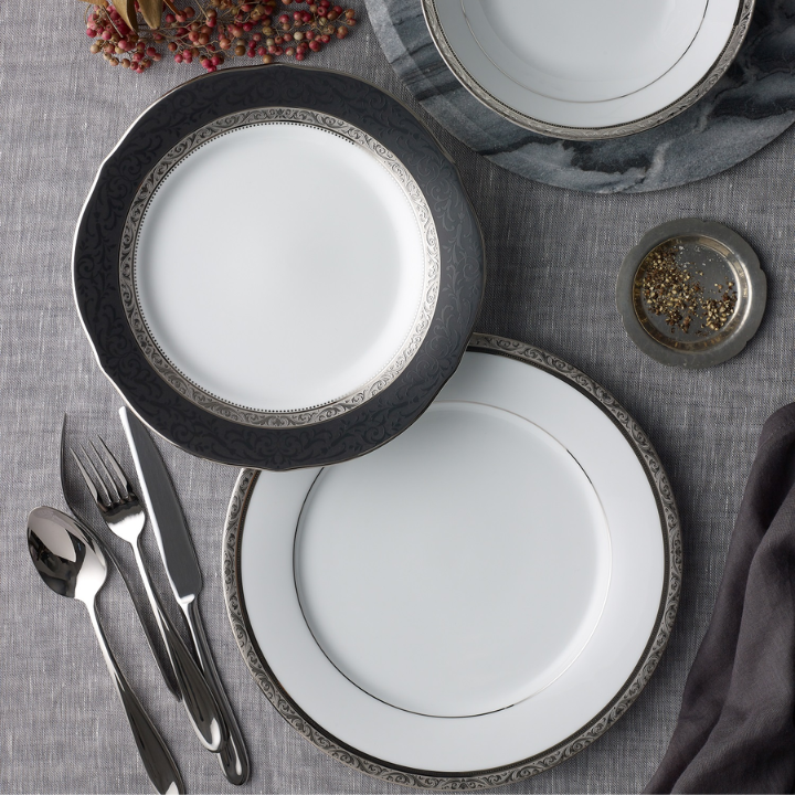 Noritake Regent Platinum-Accent Plate