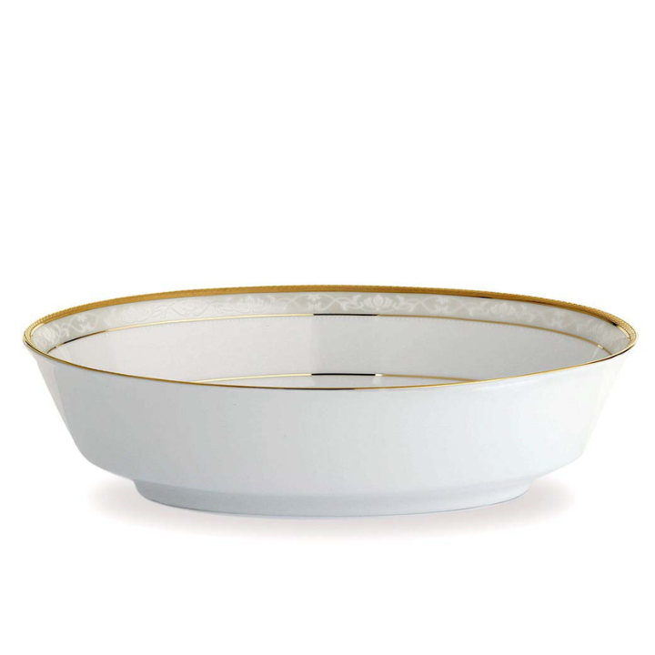 Noritake Hampshire Gold-Oval Serving Bowl