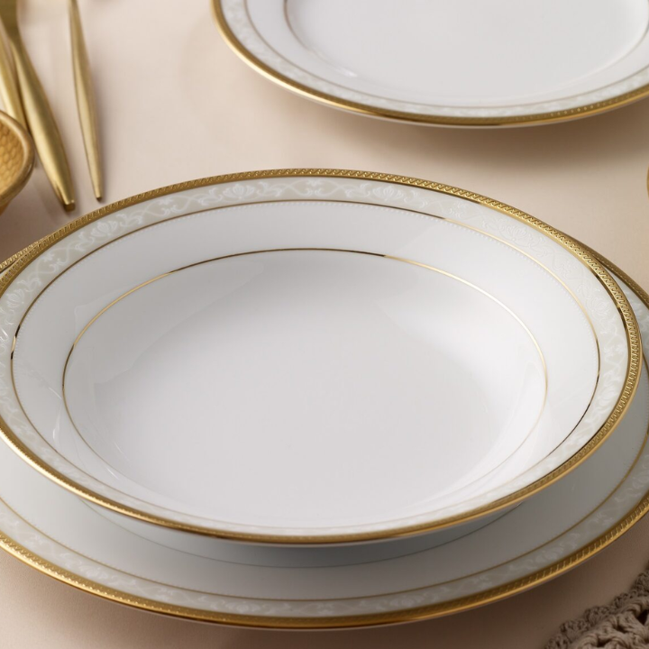 Noritake Hampshire Gold-Oval Serving Bowl