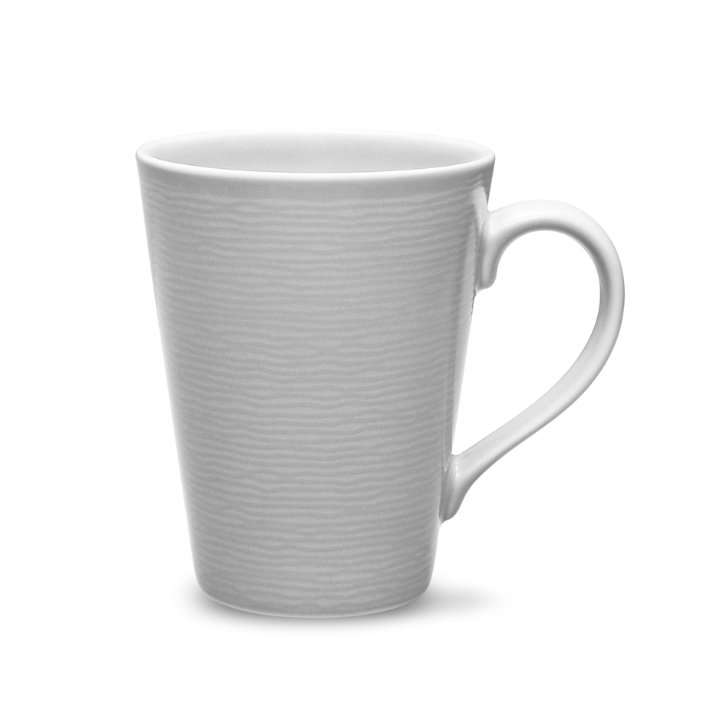 Noritake Grey on Grey Mug Set of 4