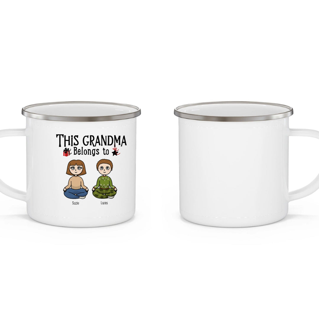 Personalised Enamel Camping Mug