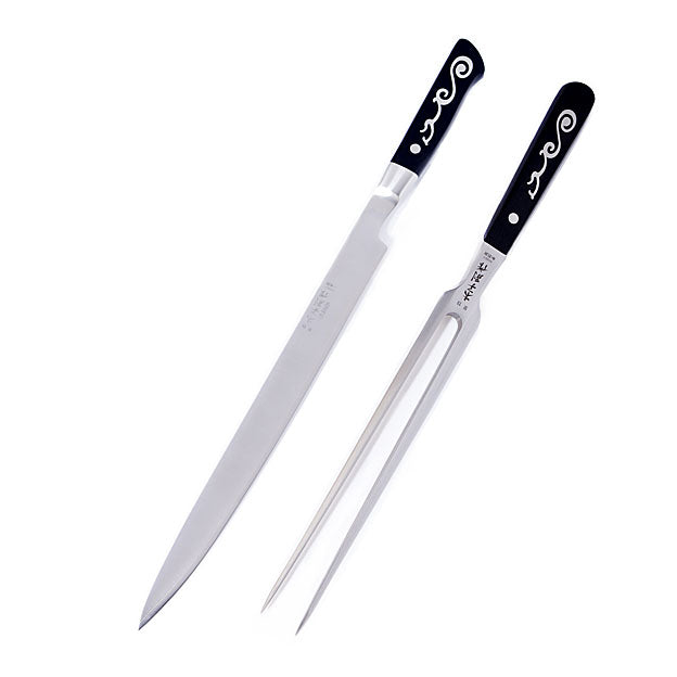 I.O. SHEN FORK & CARVING KNIFE SET