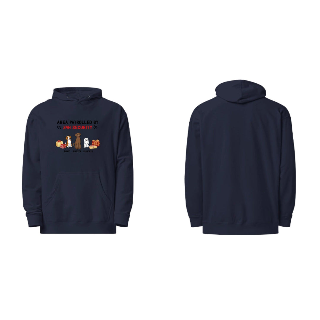 Personalised Unisex Midweight Hoodie