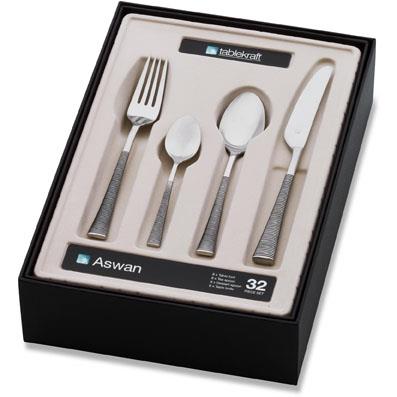 TABLEKRAFT ASWAN CUTLERY SET 32pc 18/10