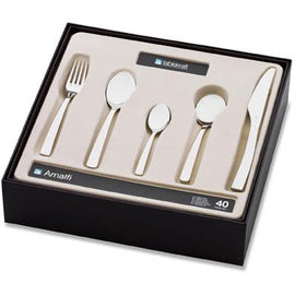 TABLEKRAFT AMALFI CUTLERY SET 40pc 18/10
