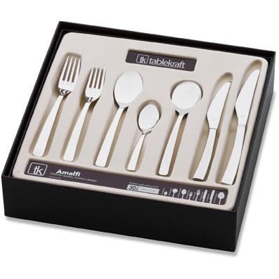 TABLEKRAFT AMALFI CUTLERY SET 56pc 18/10