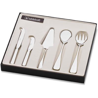 TABLEKRAFT BOGART HOSTESS SET 5pc 18/10