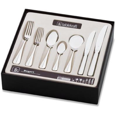 TABLEKRAFT BOGART CUTLERY SET 56pc SOLID 18/10