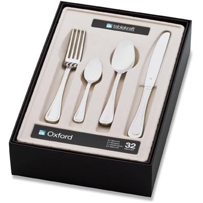 TABLEKRAFT OXFORD CUTLERY SET 32pc 18/10