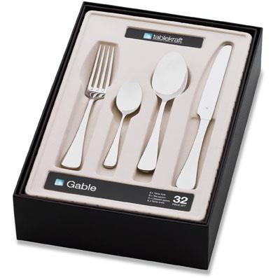TABLEKRAFT GABLE CUTLERY SET 32pc 18/10