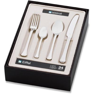 TABLEKRAFT EIFFEL CUTLERY SET 24pc 18/10