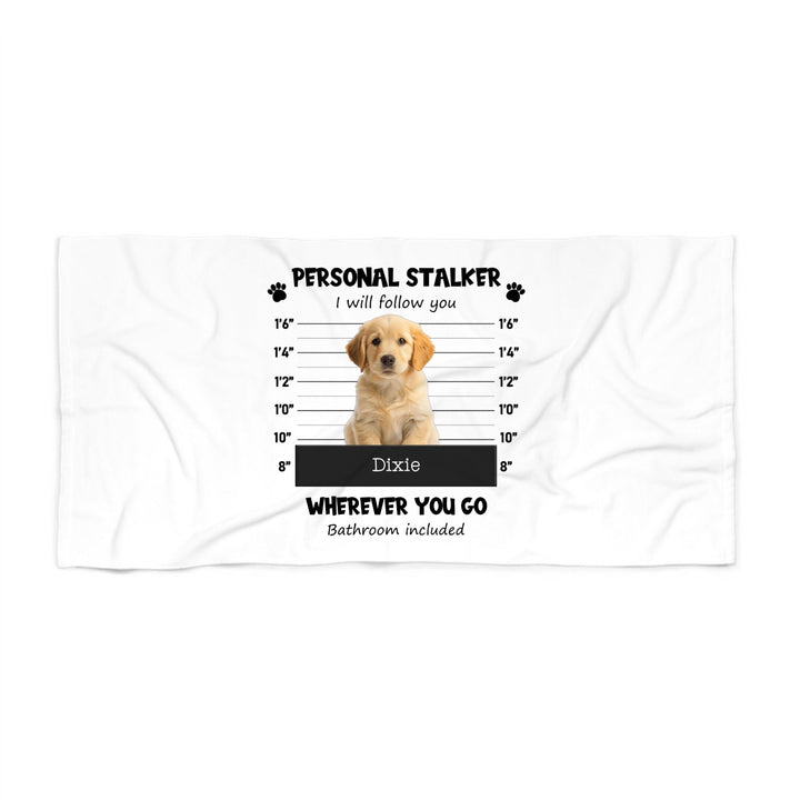 Personalised Beach Towel