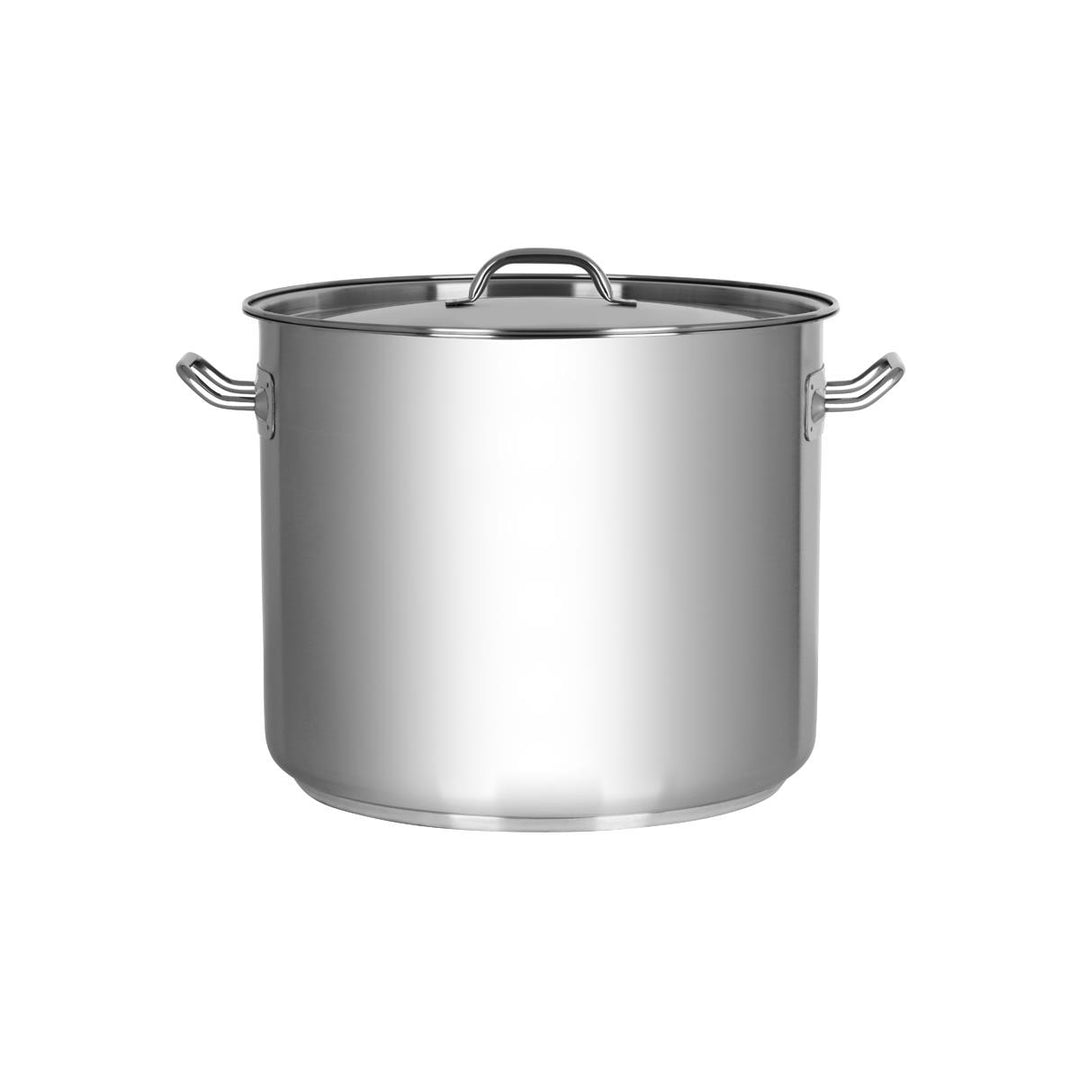 CHEF INOX ELITE STOCKPOT w/LID 18/10 320x270mm 21.50lt
