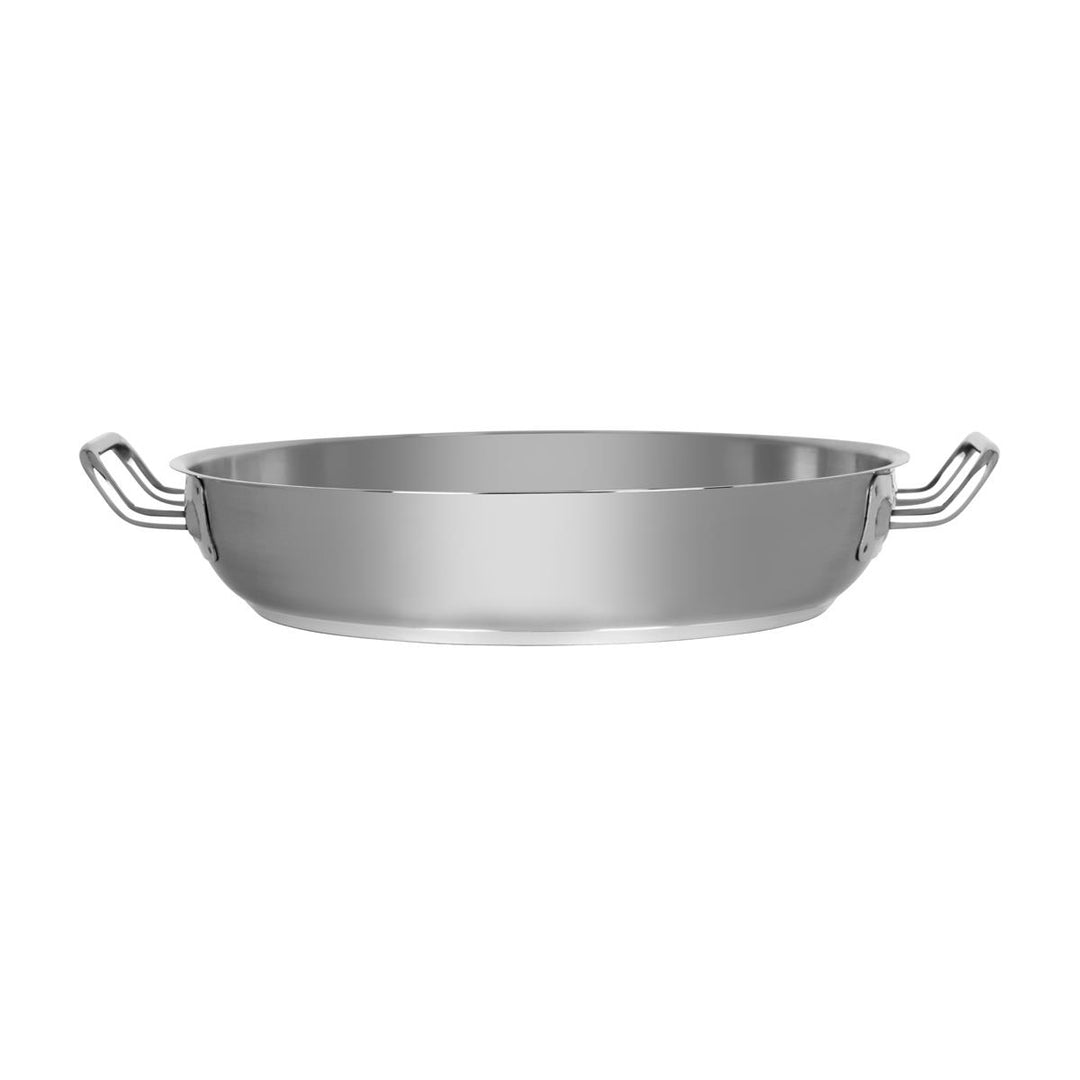 CHEF INOX ELITE PAELLA PAN NO LID18/10 360x70mm