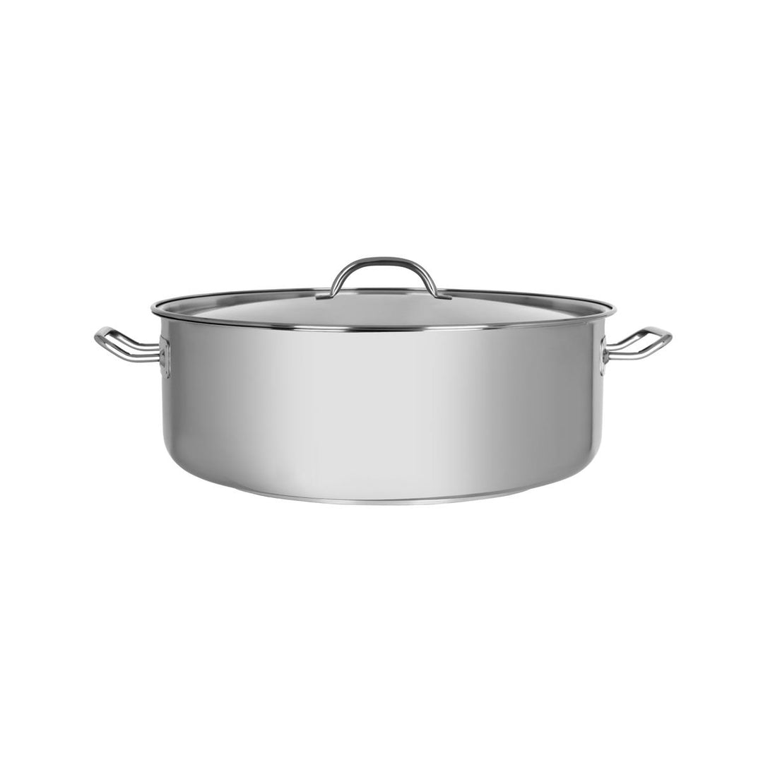 CHEF INOX ELITE CASSEROLE w/LID 18/10 400x145mm 18lt