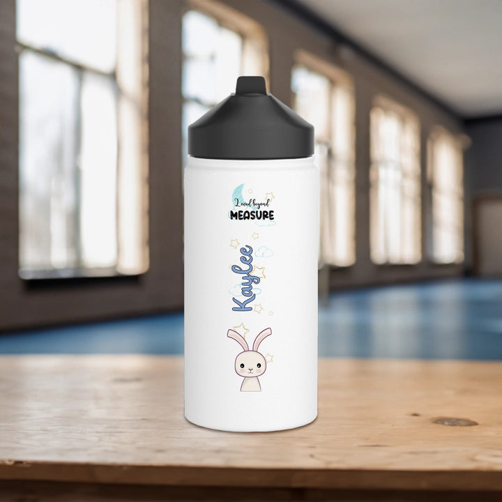 Personalised Stainless Steel Water Bottle, Standard Lid