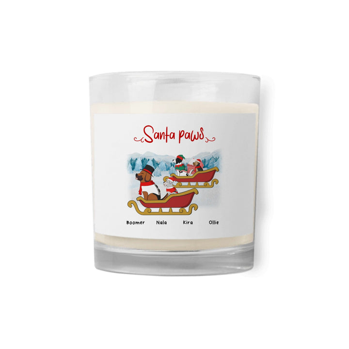 Personalised Glass Jar Soy Wax Candle