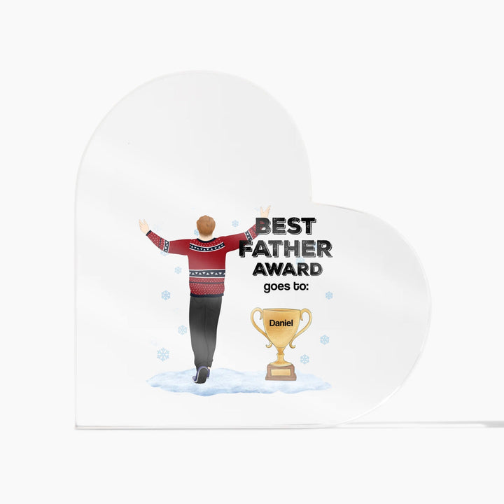 Personalised Acrylic Heart (1.5 cm width - No LED)