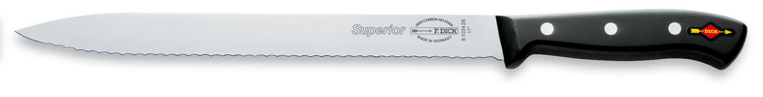 F.DICK SUPERIOR SLICER SERRATED EDGE, 23CM