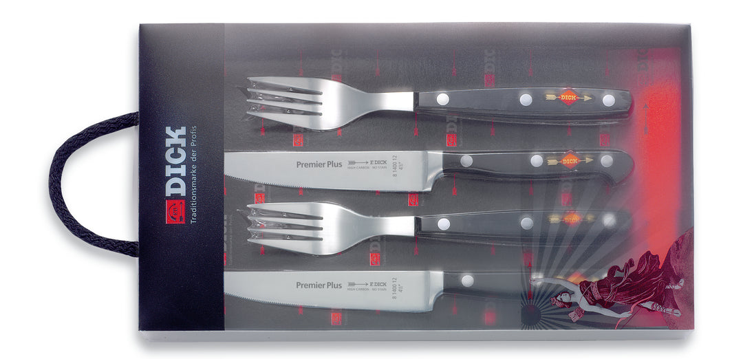 F.DICK PREMIER PLUS GIFT SET FORGED STEAK SET, 4PCS