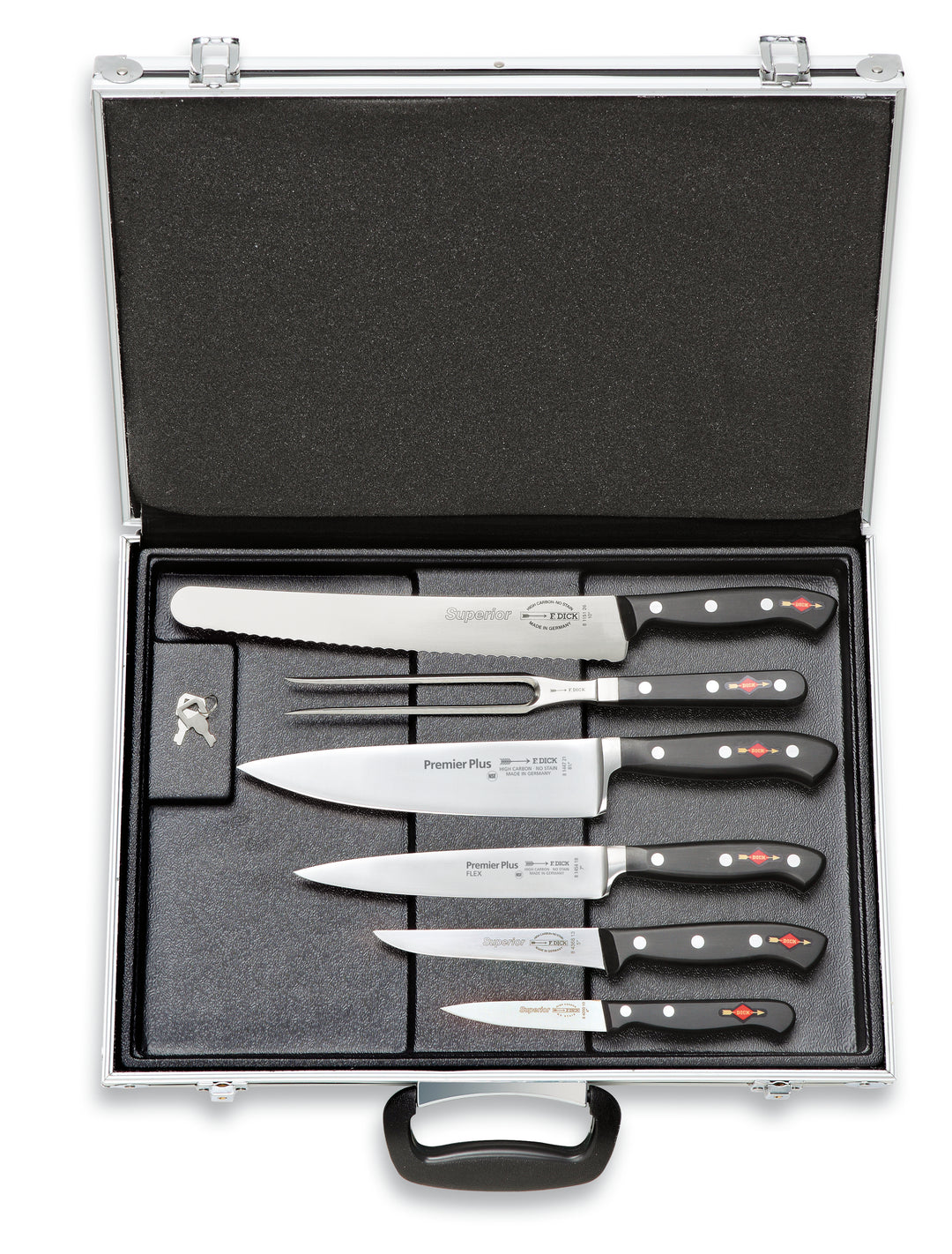 F.DICK PREMIER PLUS CHEF'S SET MAGNETIC CASE 6PC