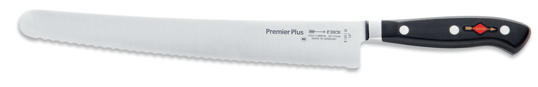 F.DICK PREMIER PLUS UTILITY KNIFE, SERRATED EDGE, 26CM