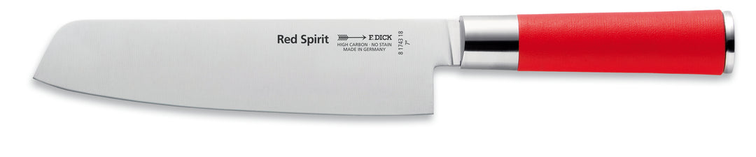 F.DICK RED SPIRIT USUBA VEGETABLE KNIFE, 18CM