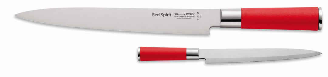 F.DICK RED SPIRIT YANAGIBA, CARVING/SUSHI KNIFE, 24CM