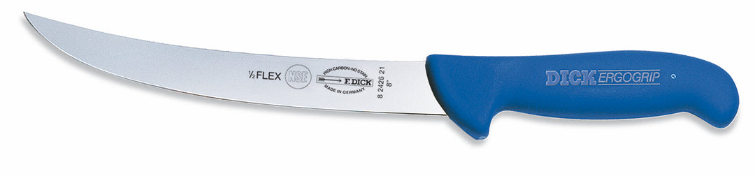 F.DICK ERGOGRIP BUTCHER'S KNIFE, SEMI-FLEXIBLE 21CM