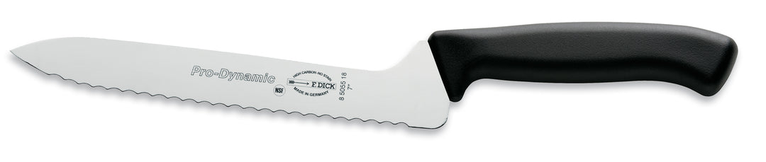 F.DICK PRO-DYNAMIC SANDWICH KNIFE, SERRATED EDGE, 18CM