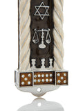 Keren Kopal Brown Modern Judaica Mezuzah