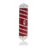 Red Modern Mezuzah