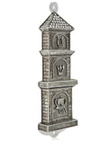 Keren Kopal Silver Contemporary Synagogue style Mezuzah