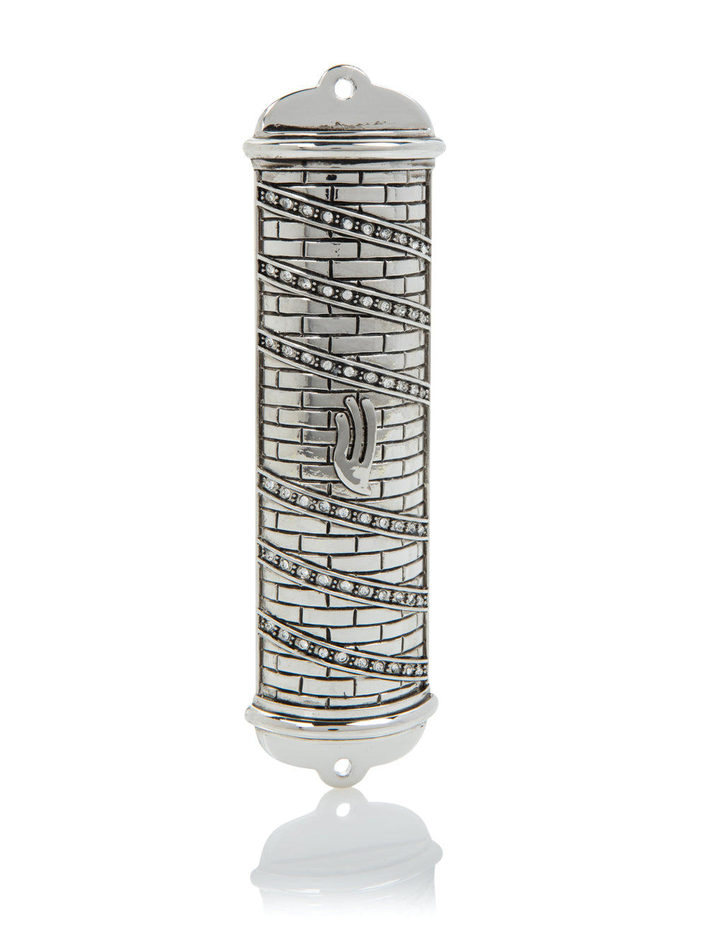 Silver Modern Mezuzah