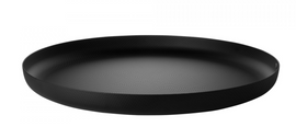 Alessi Round Tray - Texture Black (Diam. 35 cm)