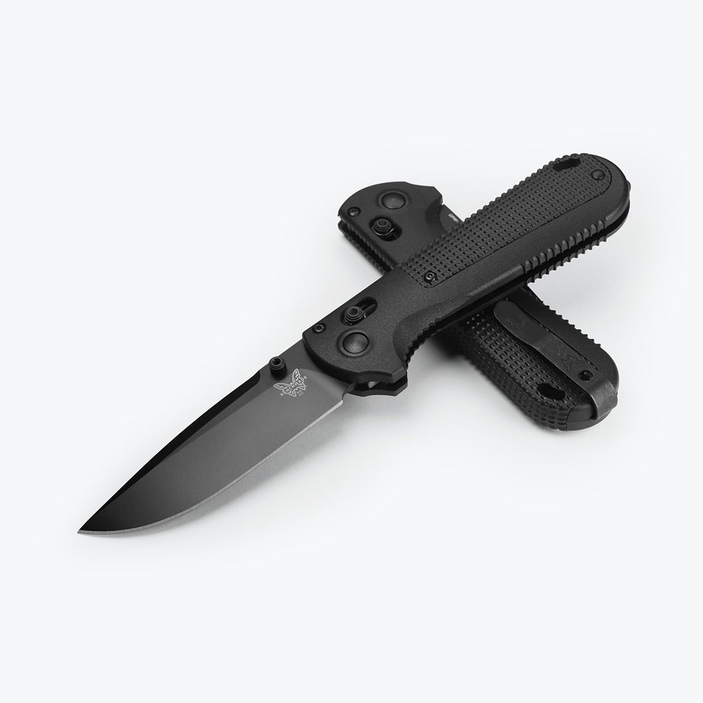 Benchmade 430BK-02  Redoubtð | Black Grivoryð | Drop Point Folding Knife, NEW 2024
