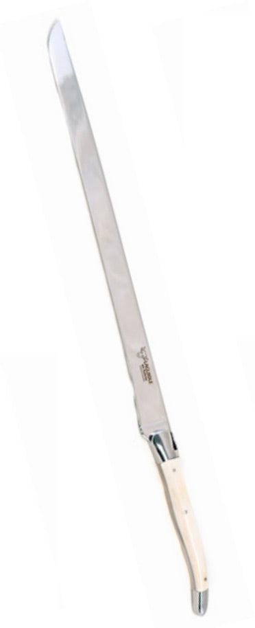 Laguiole En Aubrac Bread Knife - Amourette (Snakewood) - Stainless Steel Bolster