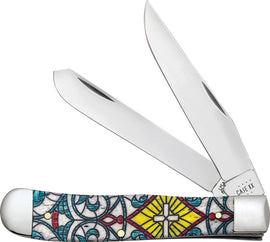 Case Cutlery Trapper Stained Glass