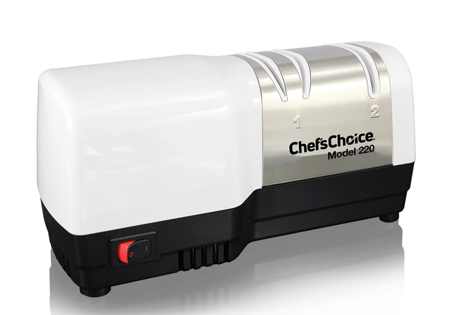 ChefsChoice Model 220 hybrid electric knife sharpener 2 stage diamond system manual honing